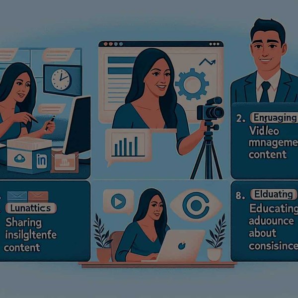 Quelles stratégies de contenu vidéo sur LinkedIn sont efficaces pour les consultants en gestion d'entreprise ?